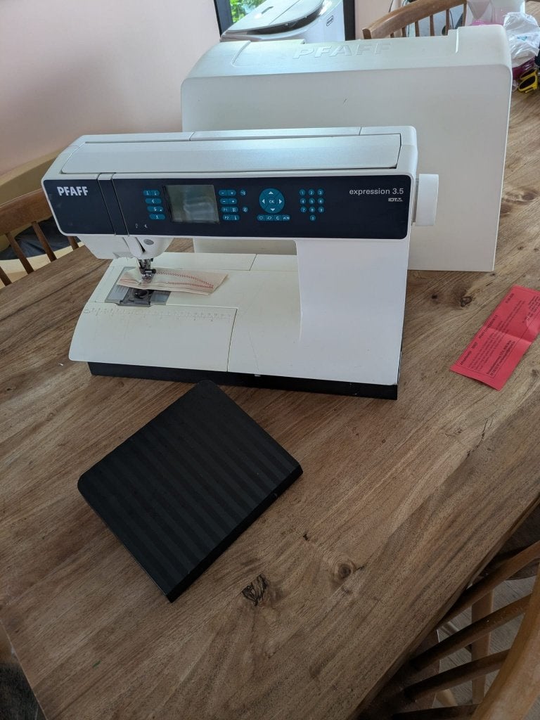 Pfaff Expression 3.5 naaimachine, onderhouden + harde koffer, Hobby & Loisirs créatifs, Enlèvement, Machine à coudre, Pfaff