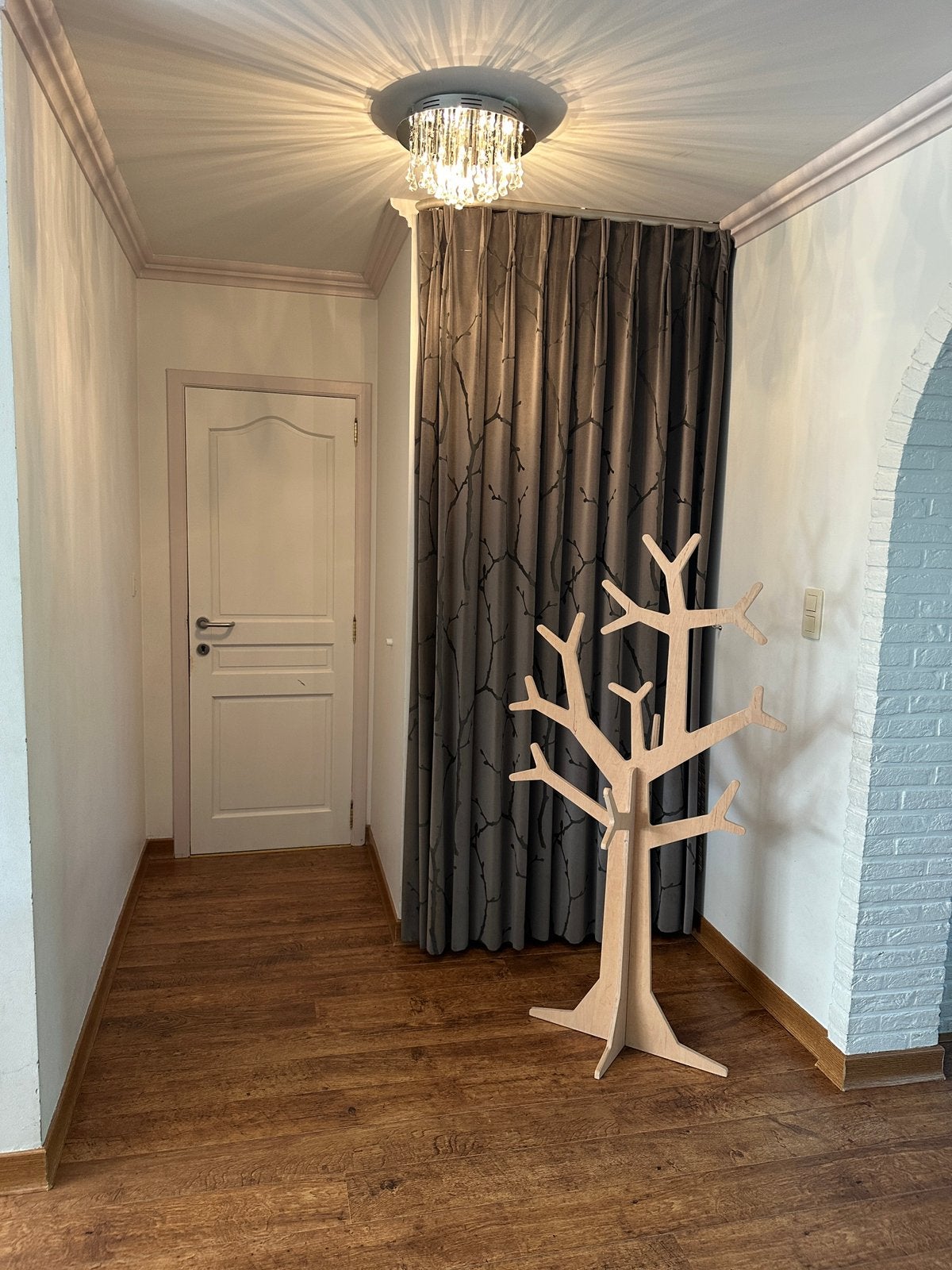 Houten boom hout kapstok decoratie 80x50 cm hoogte is 150 cm, Ophalen, Zo goed als nieuw, Hout