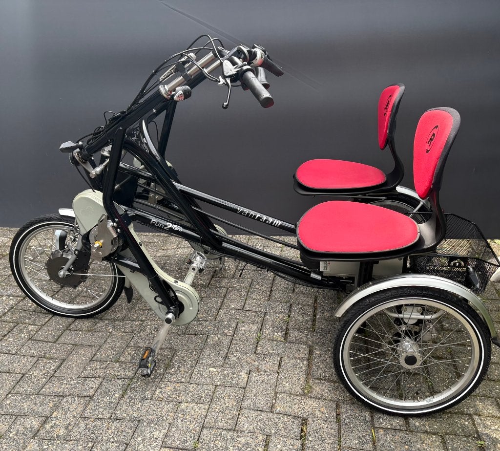 fun2go Van Raam cube duofiets +garantie, Ophalen, Zo goed als nieuw, Fun2go van raam
