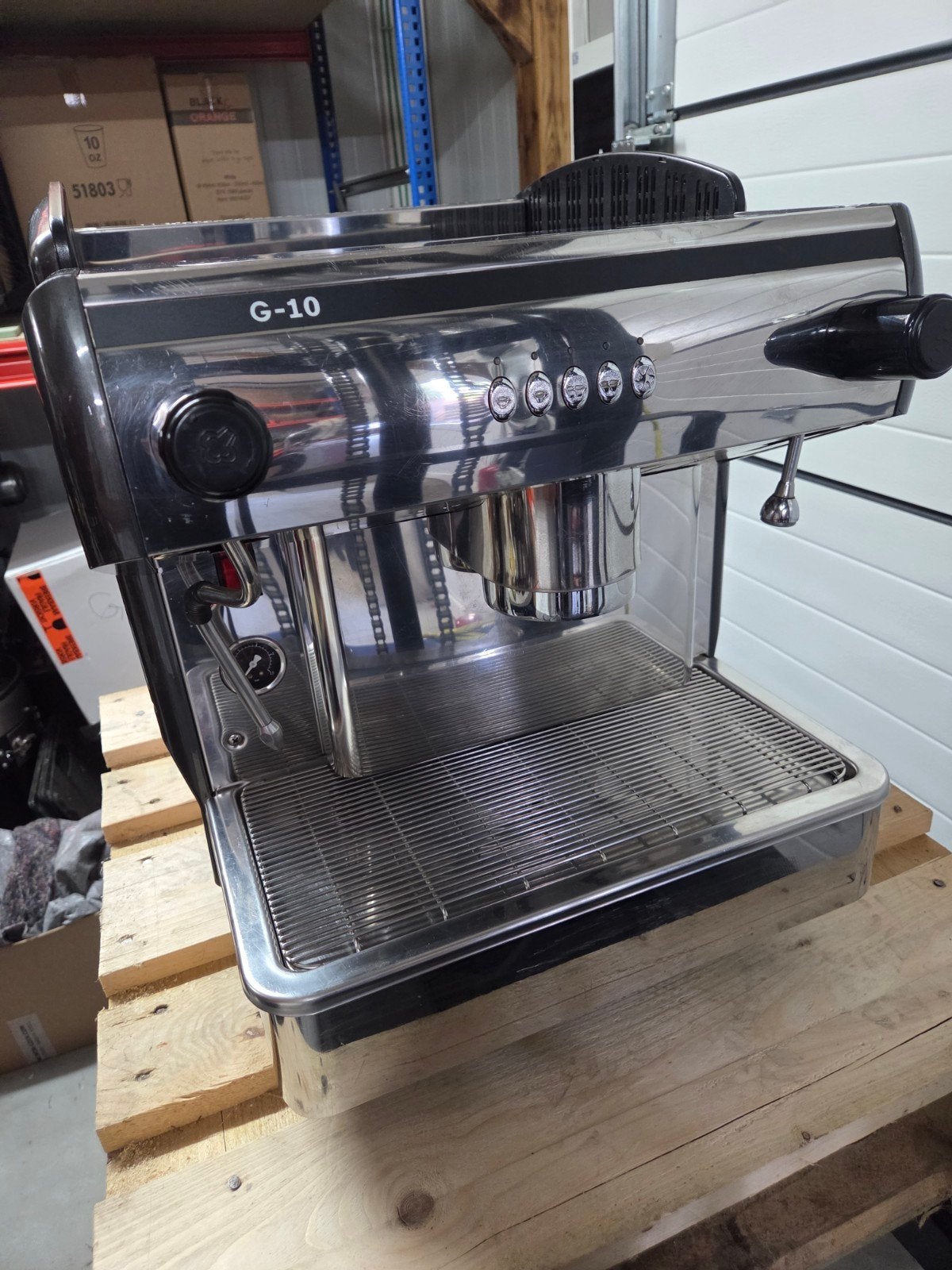 Expobar G10  1 groeps half-automaat, Enlèvement, Utilisé