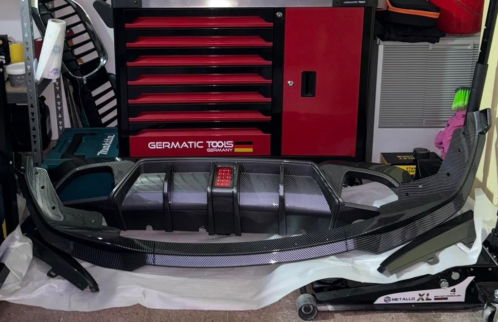 Diffuser voor BMW G20 / G21 carbon vanaf 2019 met M340i look, Ophalen, Nieuw, Achter, Bumper
