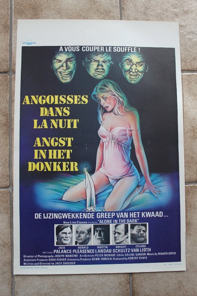 filmaffiche Alone In The Dark 1982 Jack Palance filmposter, Verzamelen, Posters, Rechthoekig Staand, Ophalen of Verzenden, Zo goed als nieuw