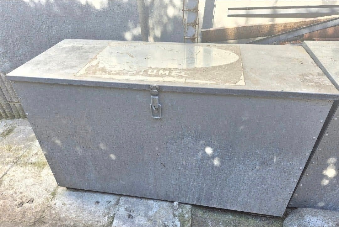 Coffre de rangement en galva garage/jardin., Enlèvement