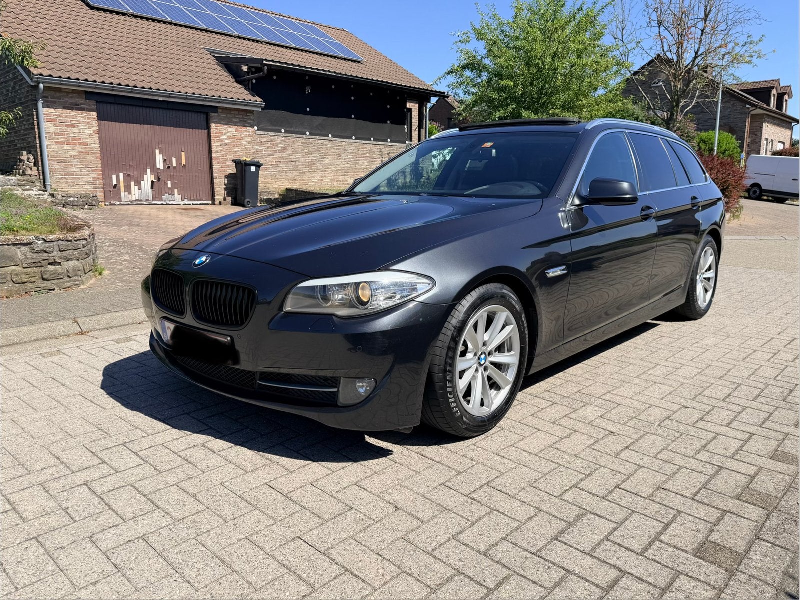 BMW 520d année 2012 euro 5, Auto's, Automaat, Euro 5, Achterwielaandrijving, Zwart