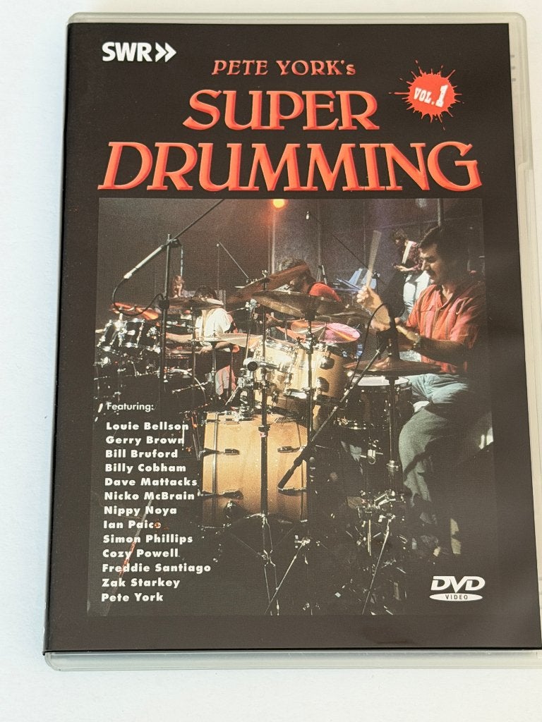 Pete York's Super Drumming (DVD), Alle leeftijden, Ophalen of Verzenden, Gebruikt, Concert