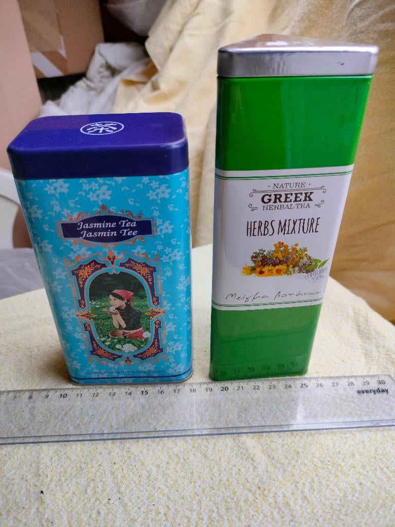 lot blikken thee /3, Verzamelen, Ophalen of Verzenden, Nieuw, Thee
