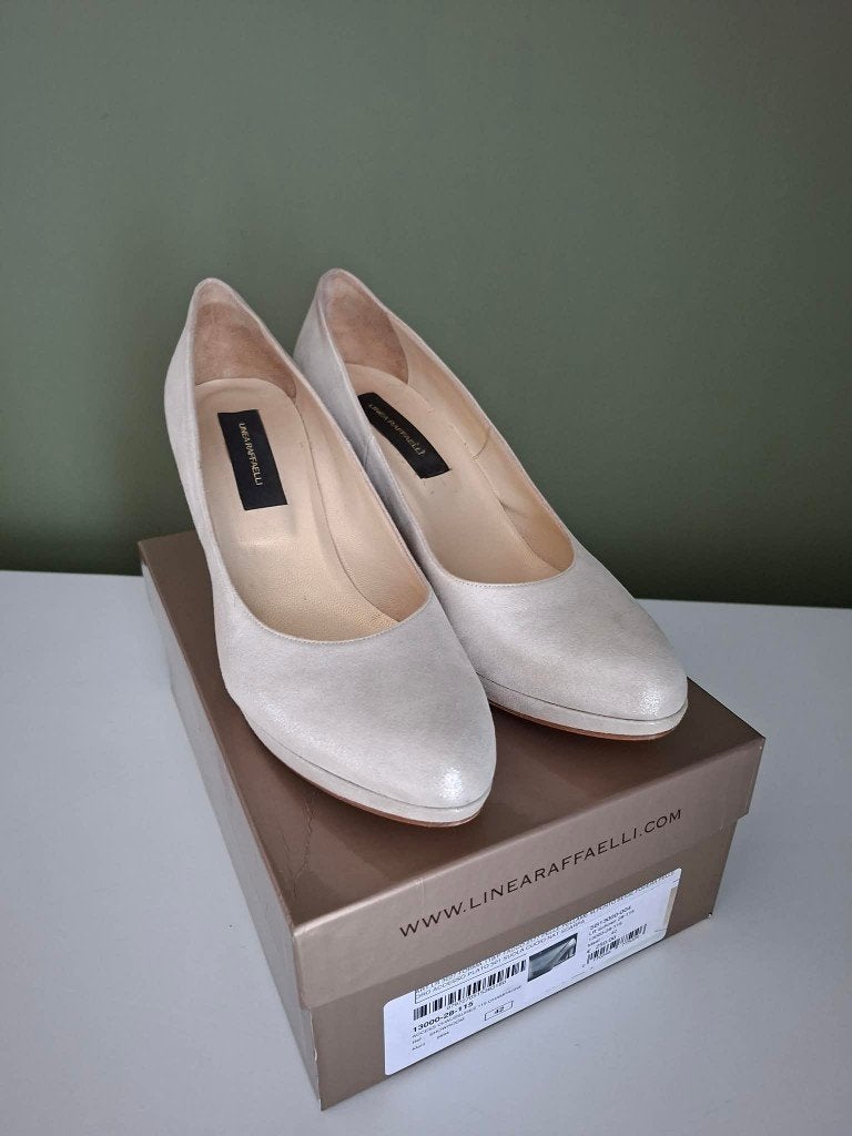 Linea Raffaelli trouwschoenen maat 42, Kleding | Dames, Schoenen, Linea raffaelli, Wit, Ophalen of Verzenden, Zo goed als nieuw