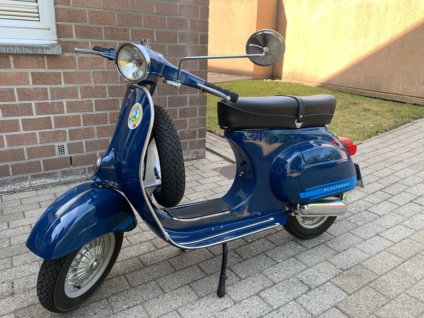 Vespa oldtimer, Ophalen, Zo goed als nieuw