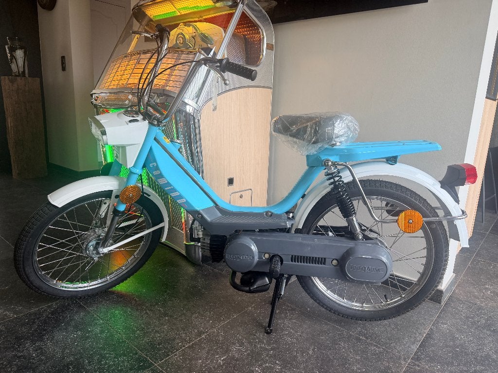 Honda Camino baby blauw a klasse, Fietsen en Brommers, Brommers | Honda, Ophalen, Overige modellen, Klasse A (25 km/u), 49 cc