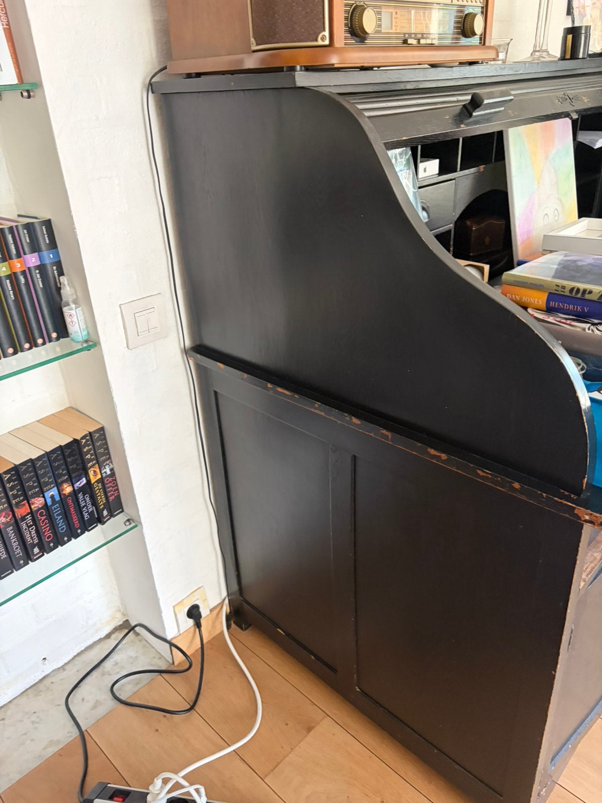 Bureau met rolluik, Ophalen, Overige typen, Gebruikt, Hout