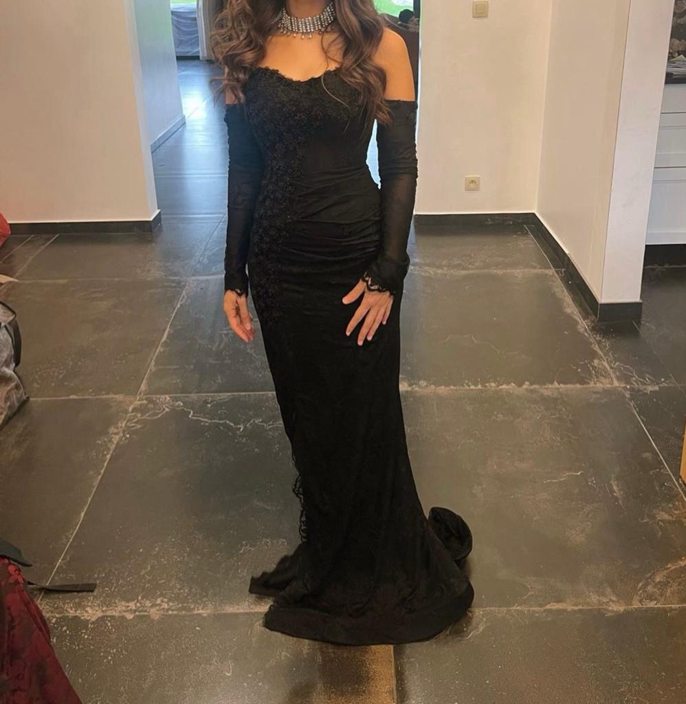 Haute Couture kanten jurk, Vêtements | Femmes, Habits de circonstance, Enlèvement, Comme neuf, Taille 36 (S), Noir