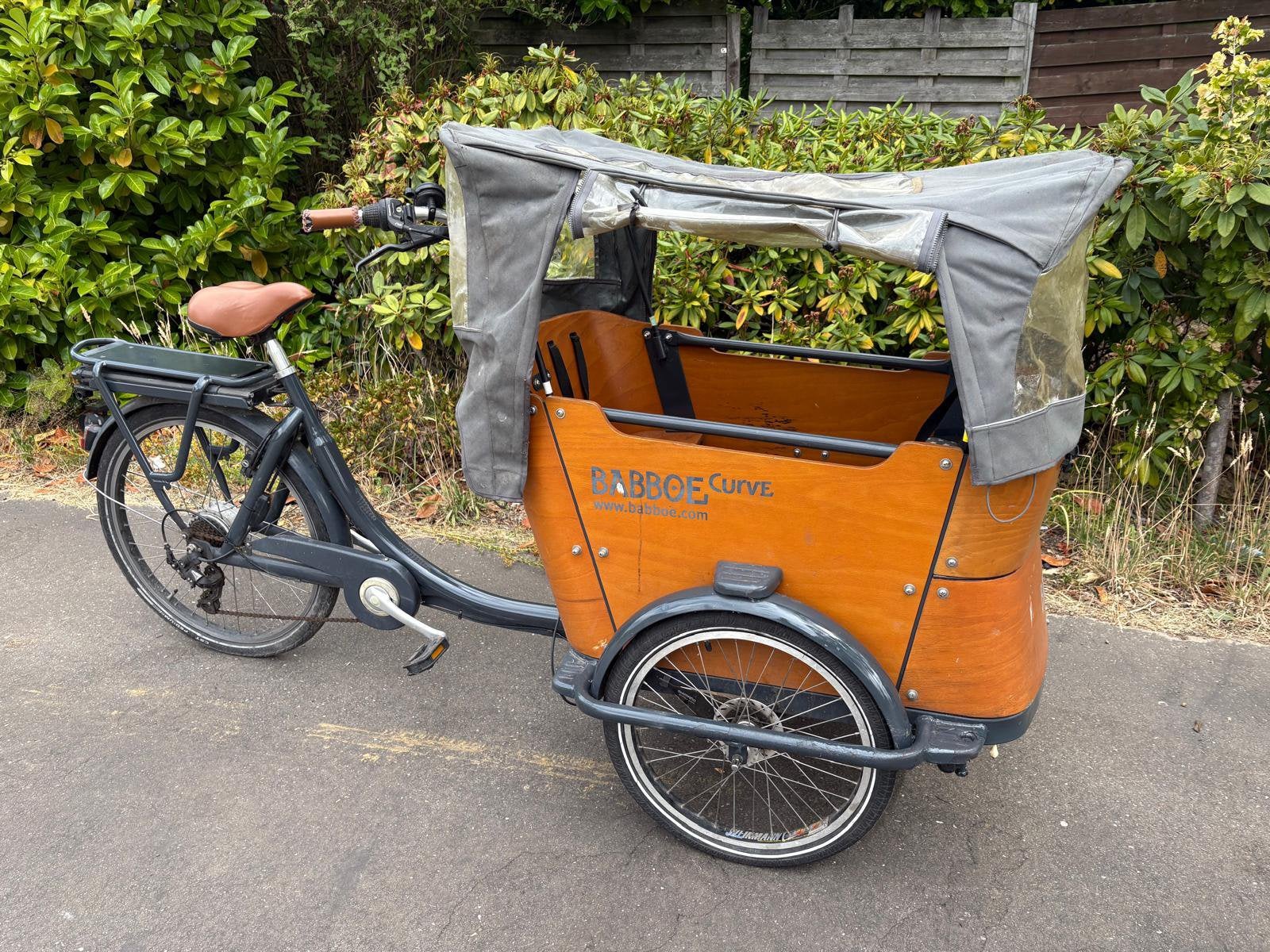 Elektrice babboe curve te koop, brengen mogelijk, Fietsen en Brommers, Fietsen | Bakfietsen, Ophalen of Verzenden, Zo goed als nieuw