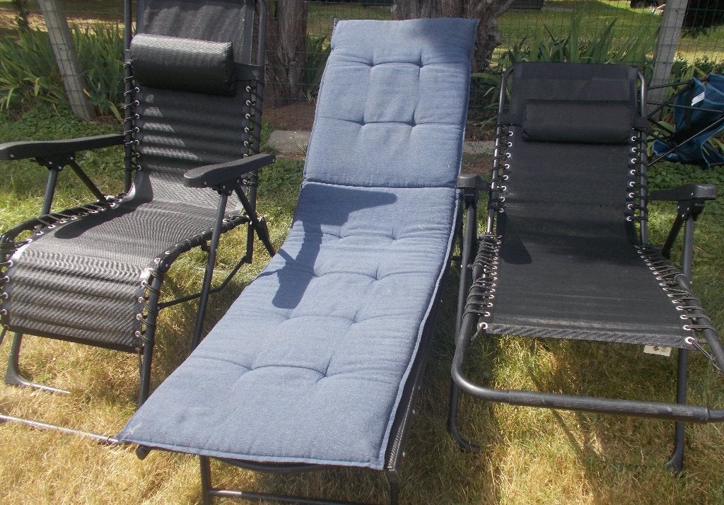 3sièges de jardin,parfait pour se détendre !Prix attractif, Jardin & Terrasse, Enlèvement, Utilisé, Métal, Réglable