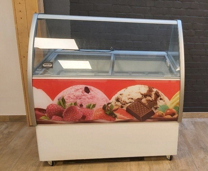 Nieuwe  professionele Ijstoog :9X5L.Combisteel BALI+Led, Ophalen, IJs