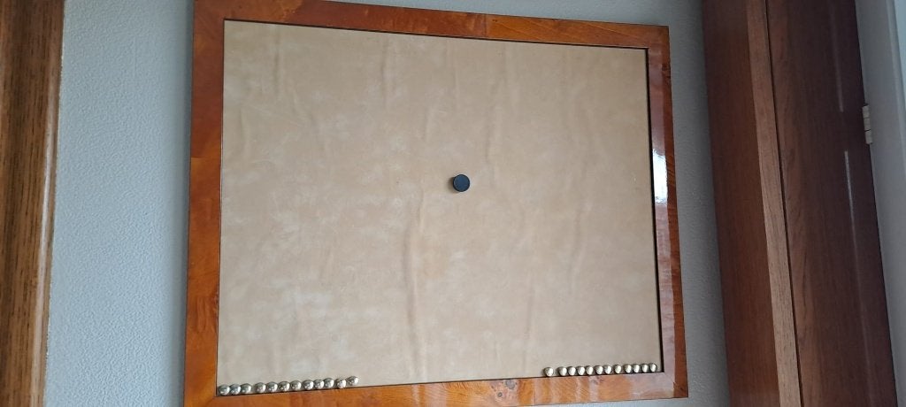 Magneetbord met lijst van kerselaar, inclusief magneetjes, Ophalen, Gebruikt, Magneetbord