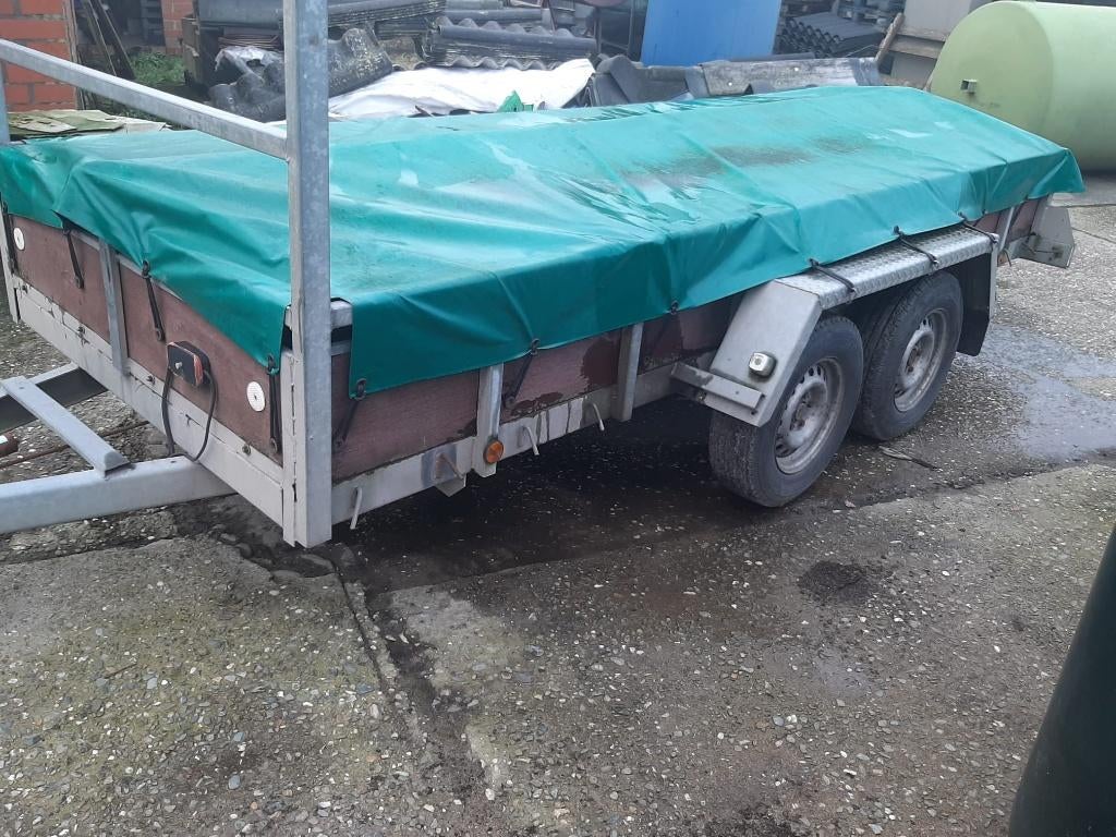 BCW aanhangwagen 2700 kg bak 4 m lang, Auto diversen, Aanhangers en Bagagewagens, Ophalen
