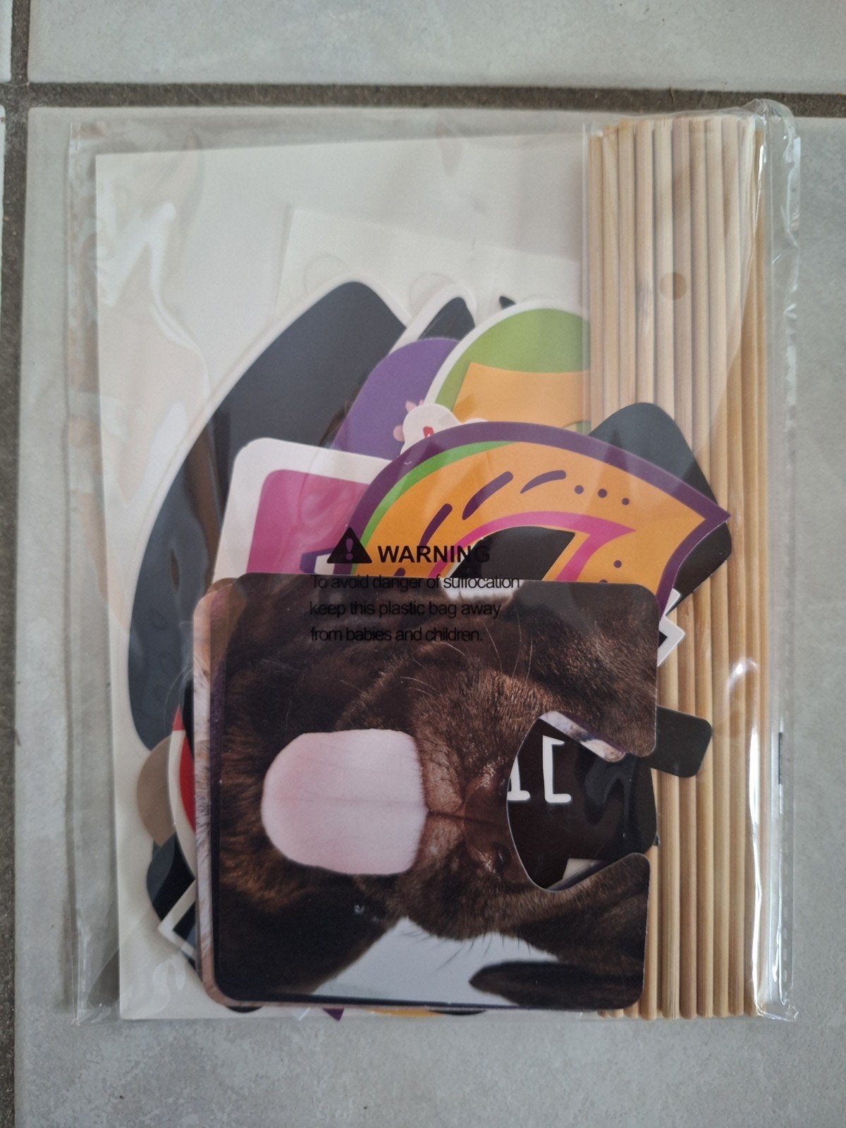 photobooth props - Nieuw, Ophalen of Verzenden, Nieuw, Feestartikel