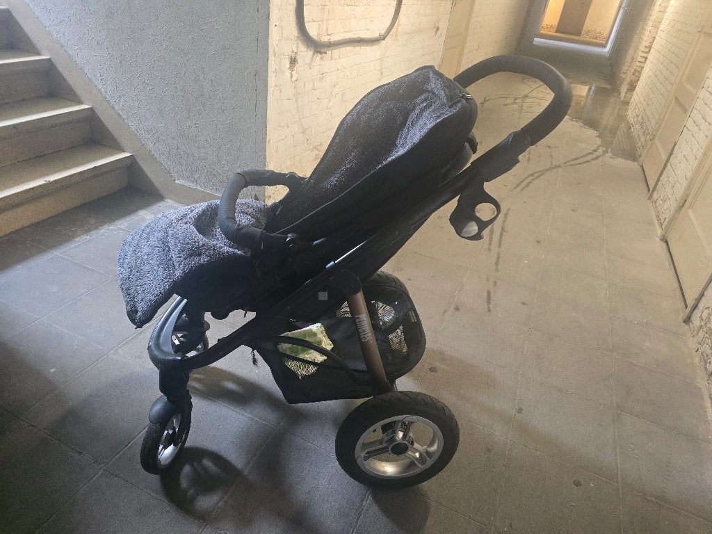 Kinderwagen, Kinderen en Baby's, Kinderwagens en Combinaties, Gebruikt, Luchtbanden, Ophalen, Kinderwagen