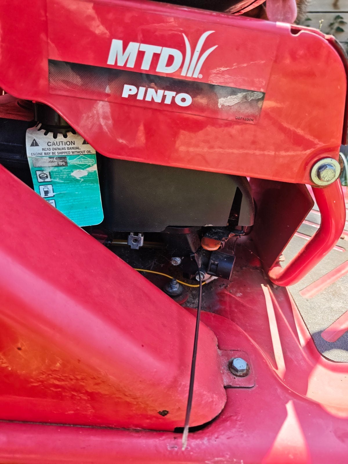 tracteur tondeuse mtd moteur Briggs et Stratton 6.5ch, Ophalen