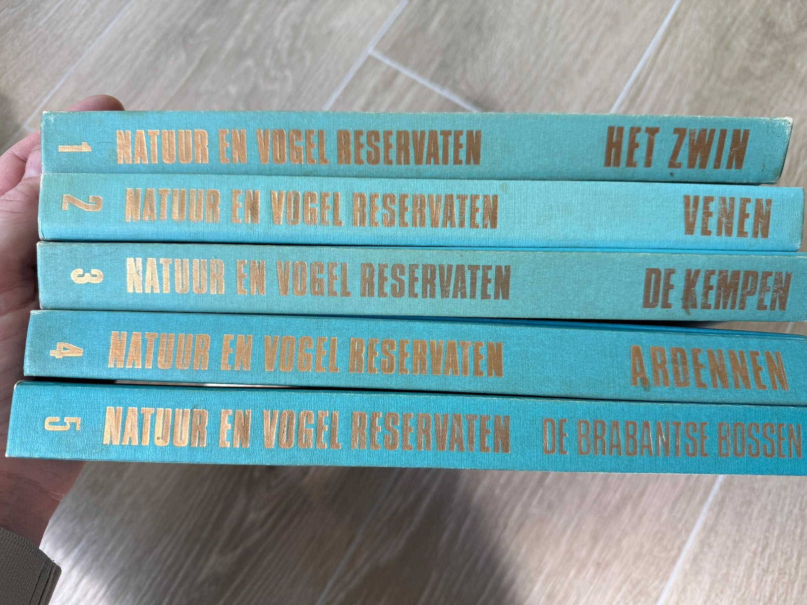 Natuur en vogelreservaten - 5 delig, Ophalen of Verzenden, Zo goed als nieuw