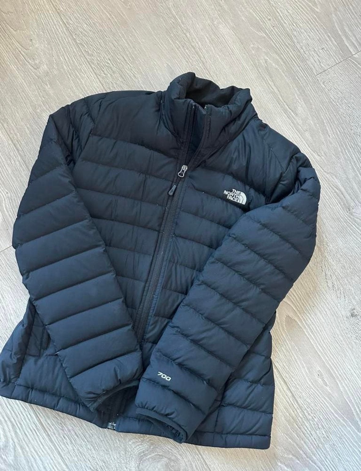 The North Face / zwarte donsjas 700 / maat M, Ophalen of Verzenden, Zo goed als nieuw, Maat 38/40 (M)