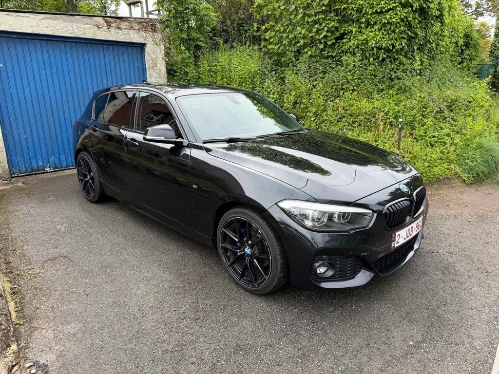 Bmw 120i, Auto's, BMW, Automaat, 4 cilinders, Zwart, 5 deurs