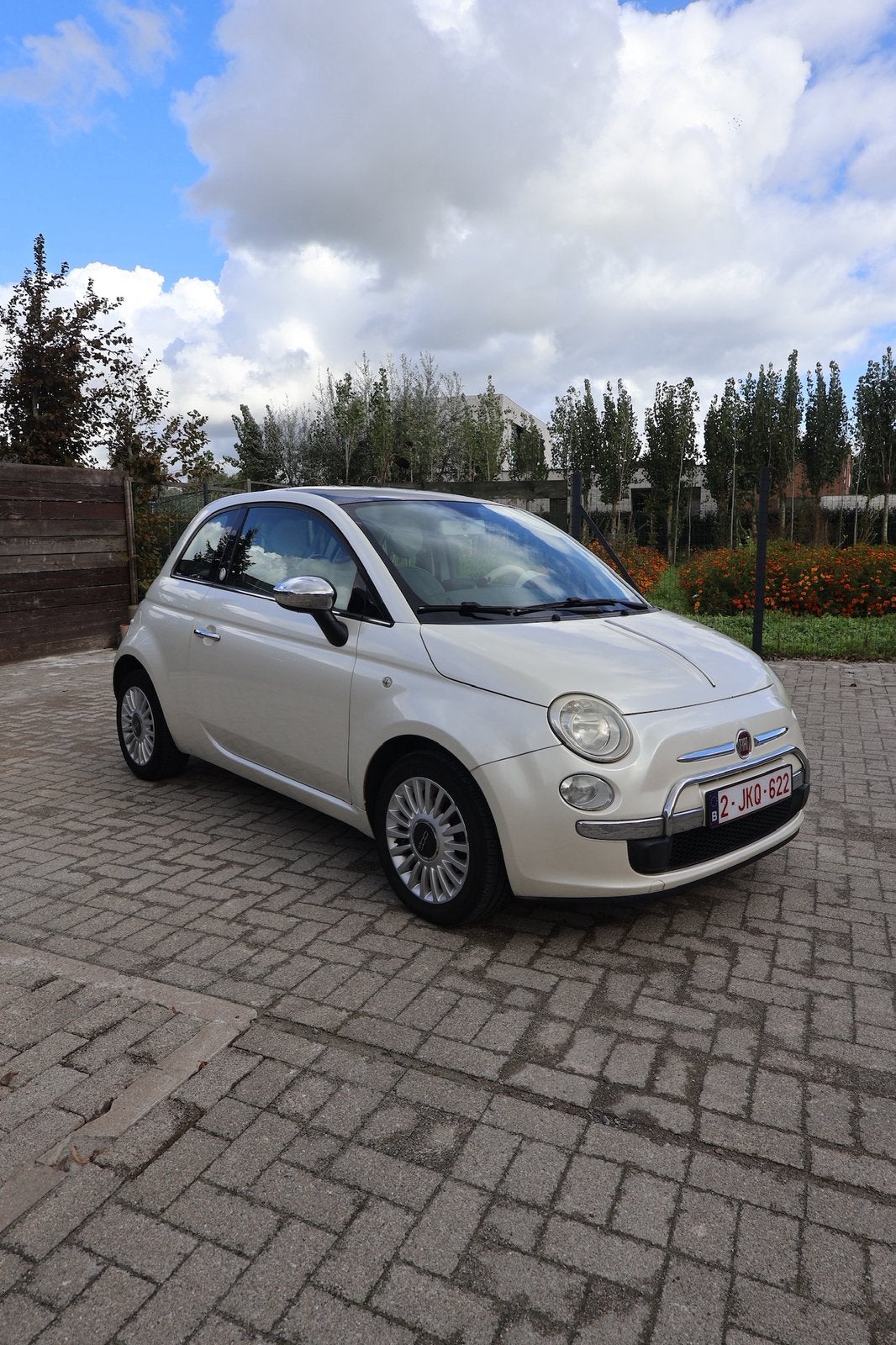 Fiat 500 2007 100 pk verzameleditie 301/500, Voorwielaandrijving, 4 zetels, Stof, Beige
