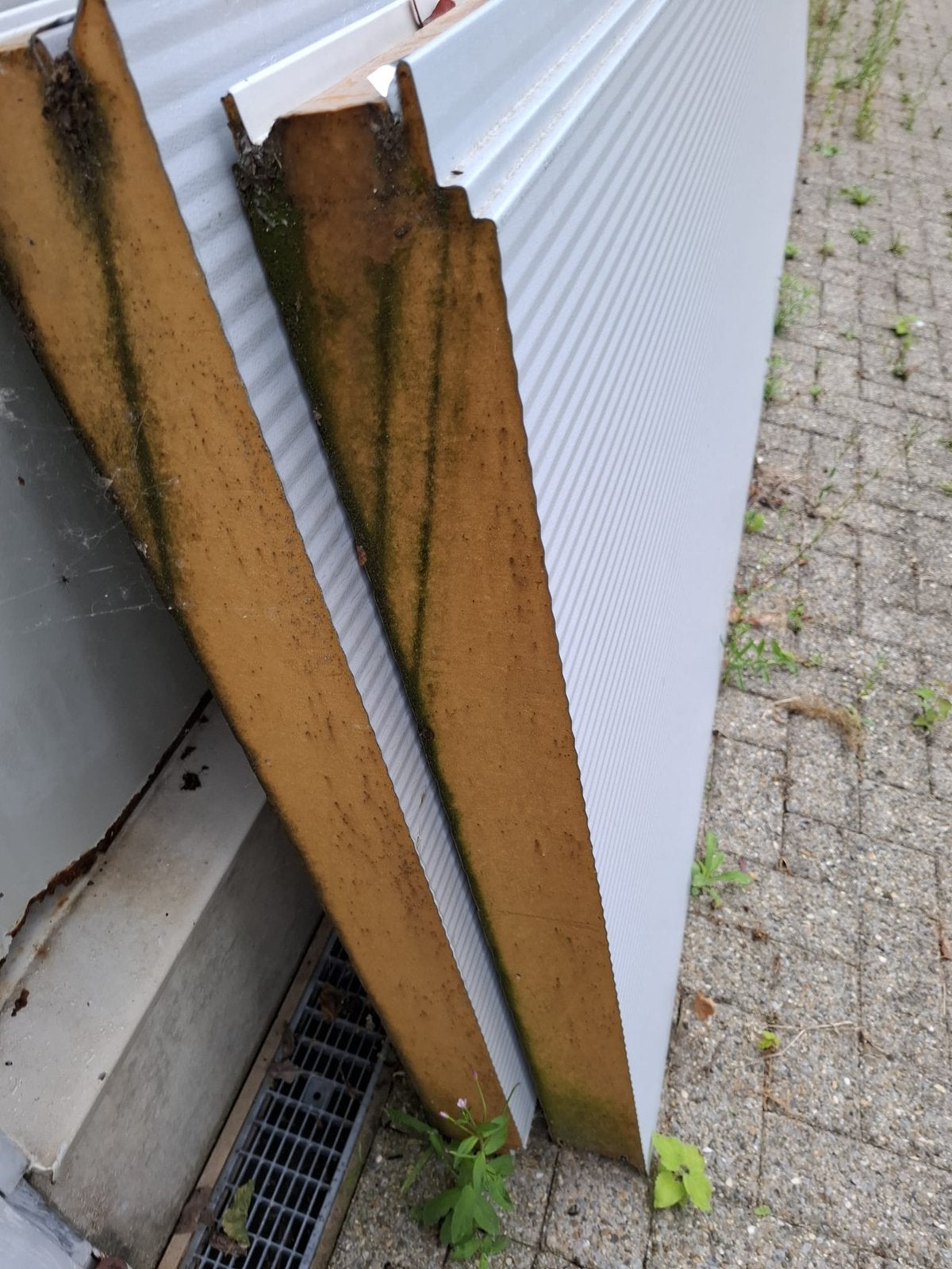 2 geïsoleerde platen, Doe-het-zelf en Bouw, Ophalen, Gebruikt, 50 tot 100 mm