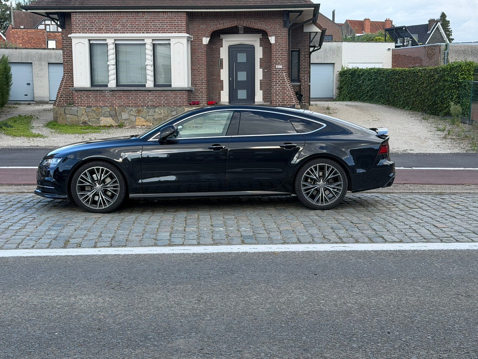 Audi A7 Competition 3.0 BiTurbo RS-Line, Auto's, Zwart, Leder, Particulier, 3000 cc