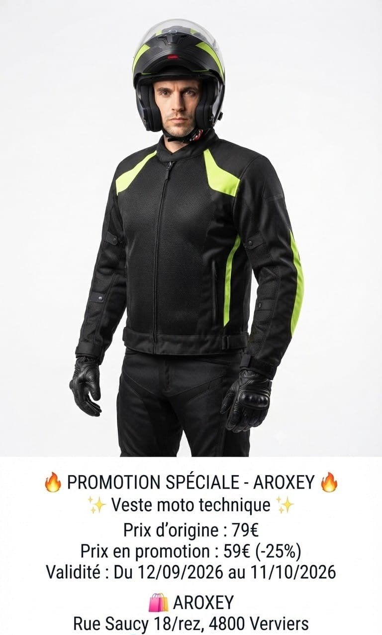 veste de Moto textile cordura 600D neuf CE protecteurs, Envoi, Neuf, avec ticket, Manteau | tissu