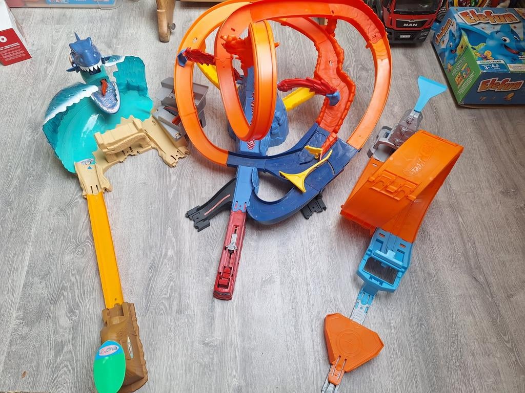 Lot Hot Wheels, Ophalen, Hot Wheels, Met looping, Racebaan