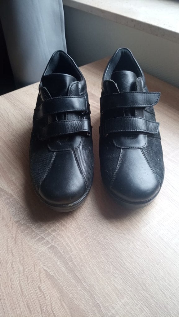 Chaussures femme noires 40 Confort Bleu Bonheur, Zwart, Ophalen of Verzenden, Zo goed als nieuw, Sneakers
