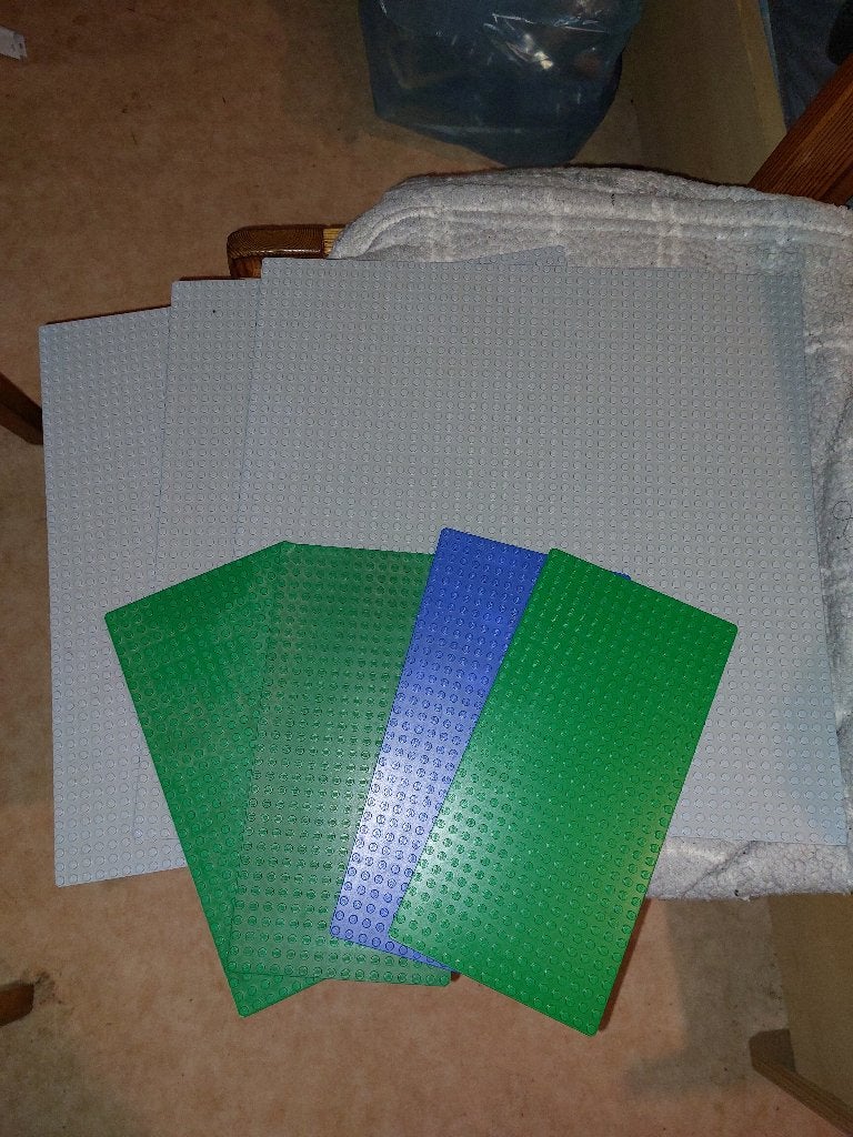 Lego lot de 7 plaques, Enfants & Bébés, Enlèvement, Utilisé, Plaque de base, Lego