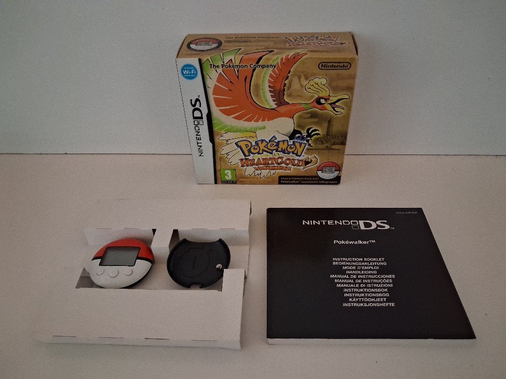 Pokémon HeartGold (Big Box, inlay, manual and pokéwalker), Consoles de jeu & Jeux vidéo, Jeux | Nintendo DS, Enlèvement ou Envoi