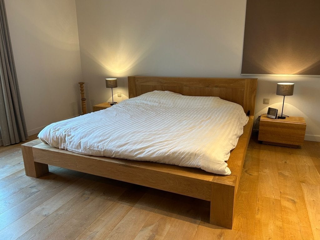 Bed + lattenbodem + nachtkastjes, Huis en Inrichting, Ophalen