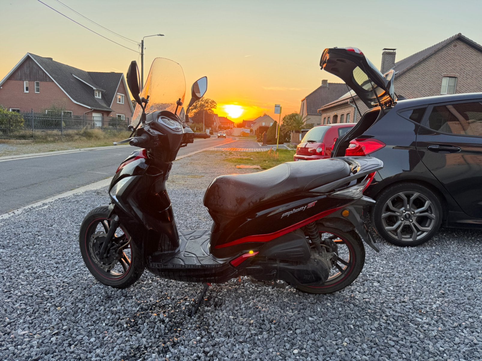 Sym symphony st 125 cc, Ophalen