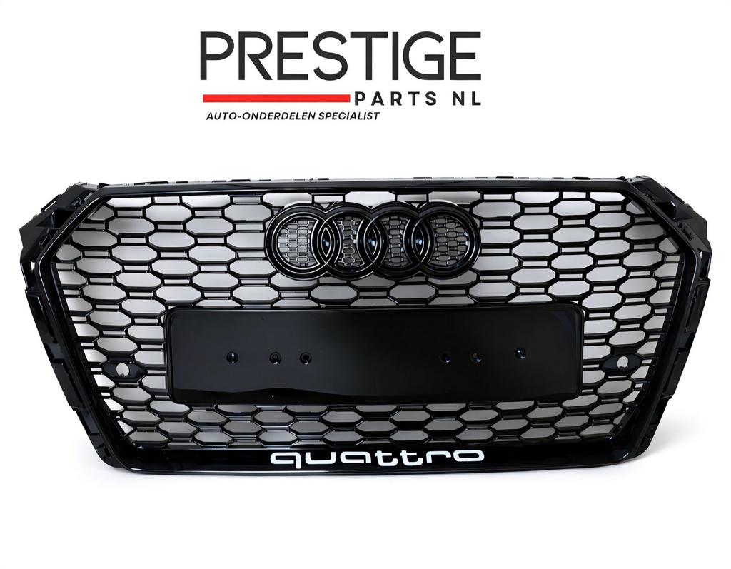 Grill Audi A4 B9 8W RS4 Look Black Grille bj.2015-2019 NIEUW, Neuf, -, Origine de la pièce connue, -