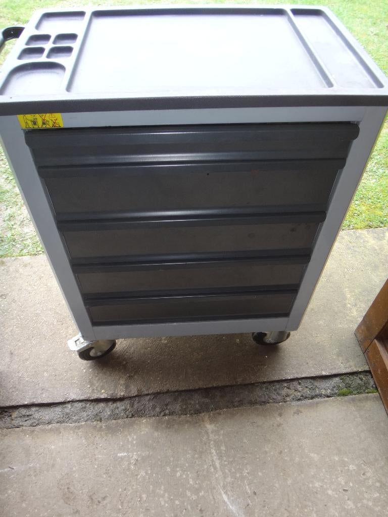 Facom trolley met gereedschap, Ophalen, Gevuld, Gebruikt