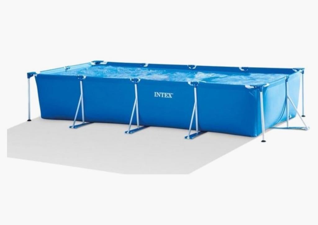 Intex zwembad met zeil L 450cm Br220, Tuin en Terras, Zwembaden, Ophalen