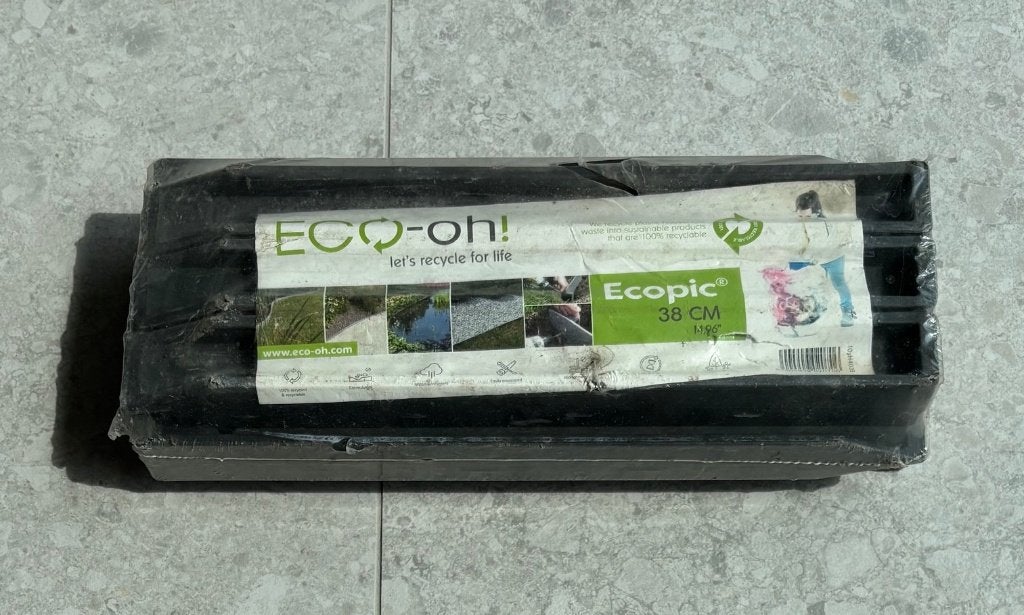 Ecopic 38cm - nieuwe paaltjes voor Ecolat tuinafboording, Tuin en Terras, Bielzen en Borduren, Ophalen, Kunststof, 25 tot 50 cm