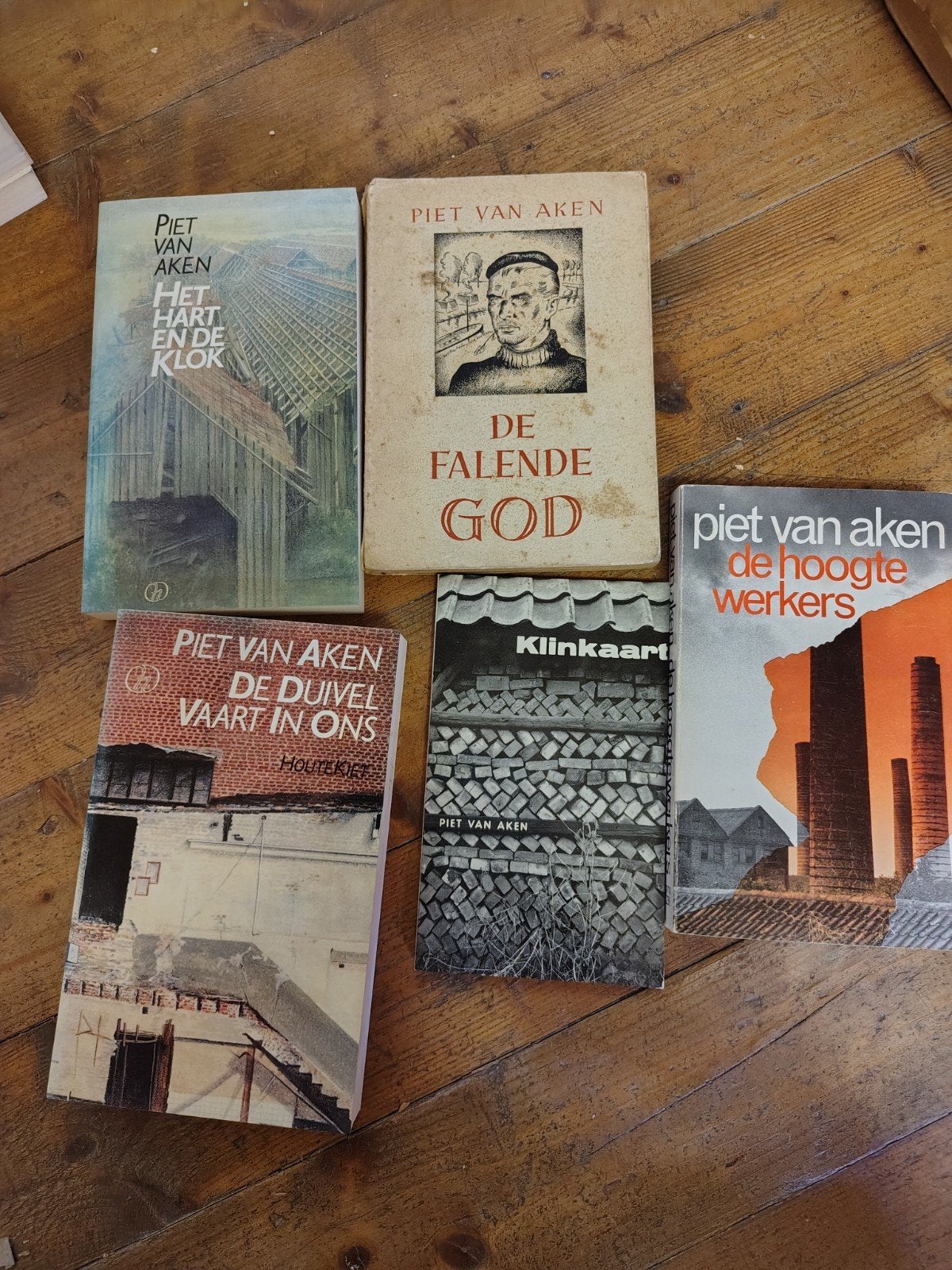 5 boeken Piet Van Aken, Boeken, Romans, Ophalen of Verzenden