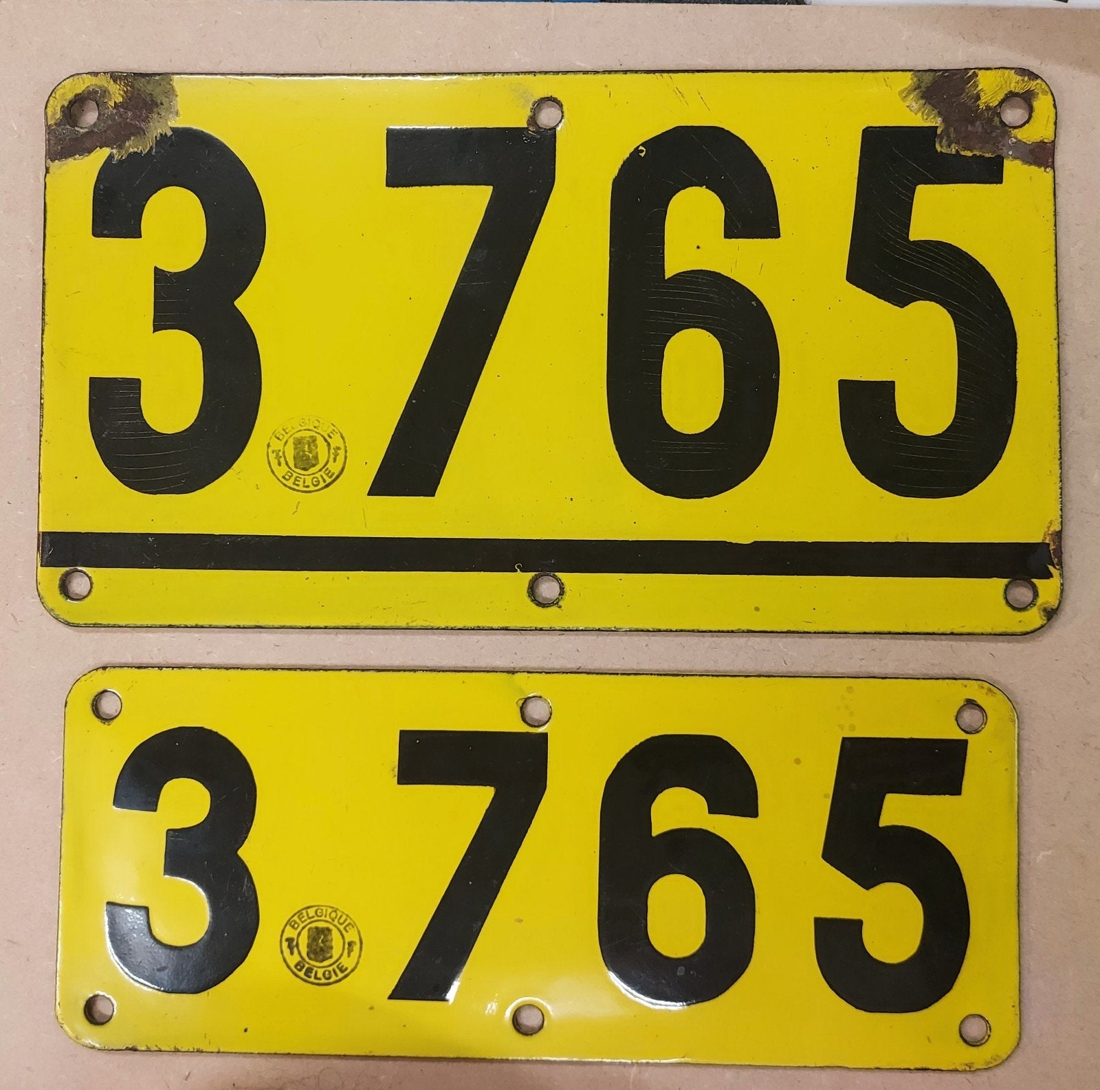 Plaques garagiste nummerplaat, Collections, Collections Autre, Enlèvement ou Envoi
