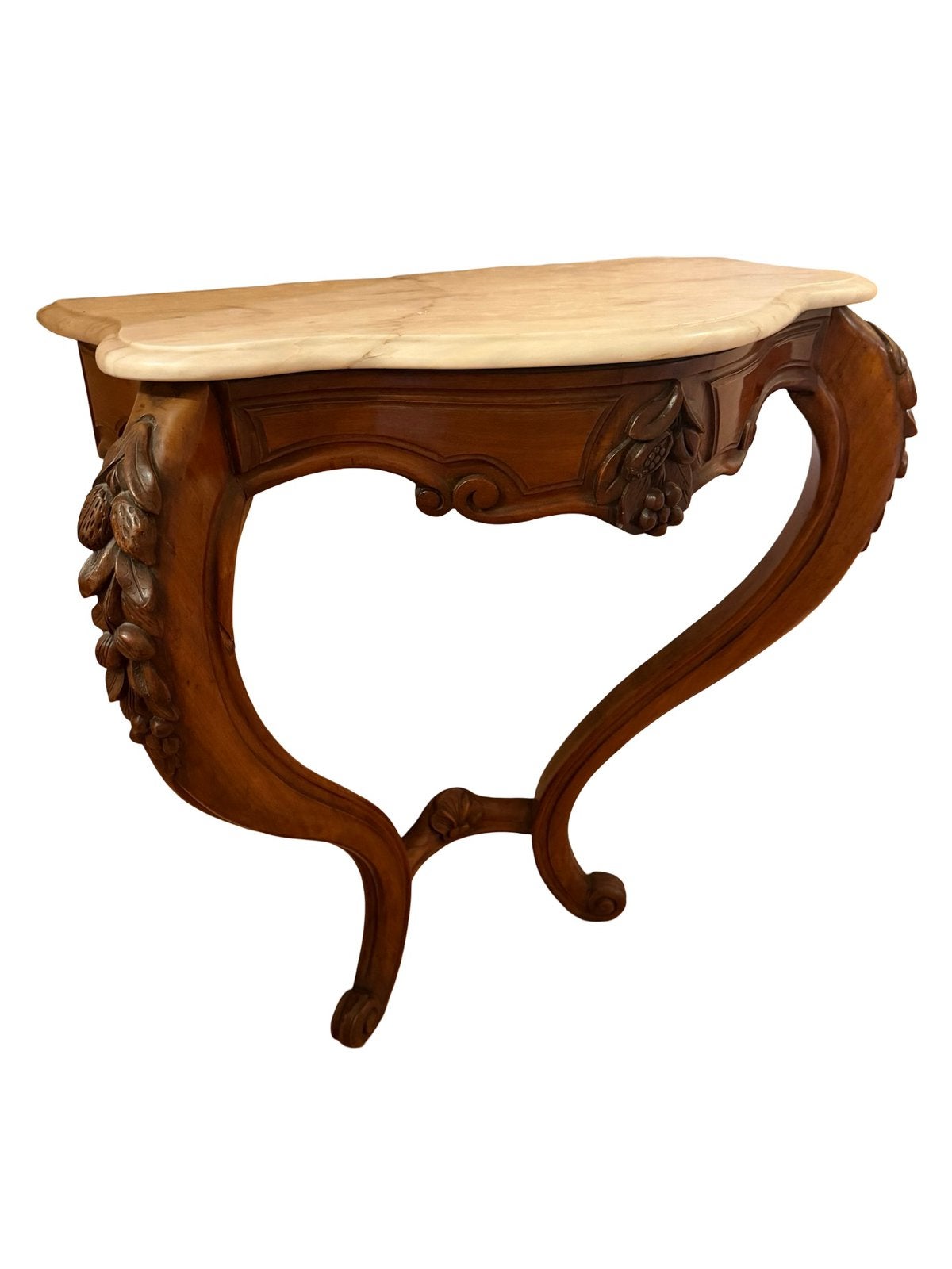 Console Louis XV en bois sculpté et marbre, Antiquités & Art, Enlèvement