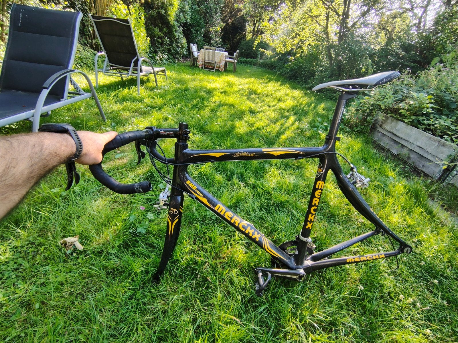 Eddy Merckx frame, Enlèvement, Carbone