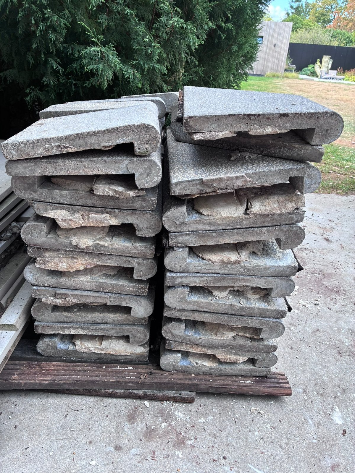 Carreaux de bord de piscine, env. 21 m, Enlèvement, Utilisé