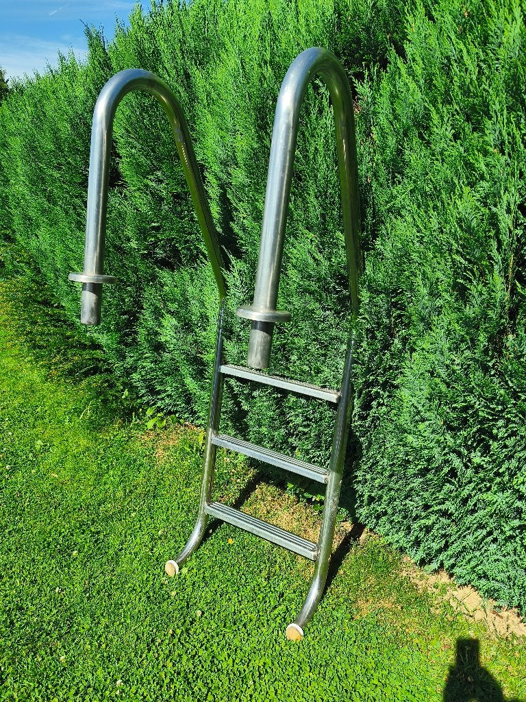 Echelle de piscine 3 marches en inox, Enlèvement, Utilisé, Échelle