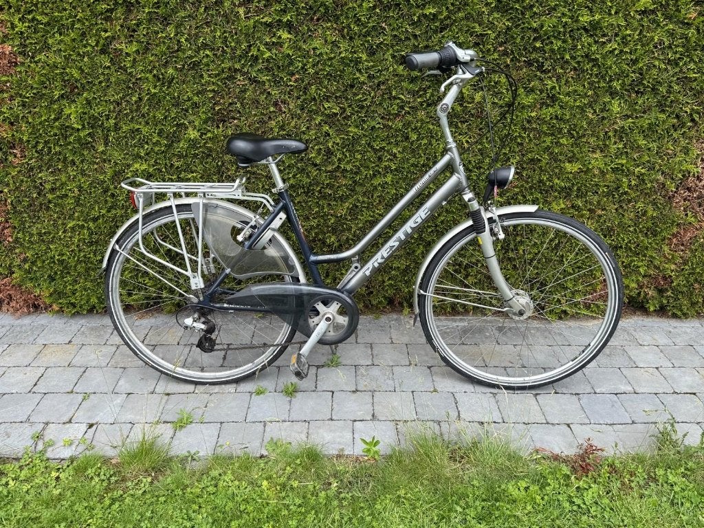 Prestige monte carlo grijs, Fietsen en Brommers, Fietsen | Dames | Damesfietsen, Gebruikt, Overige merken, Versnellingen, Velgrem