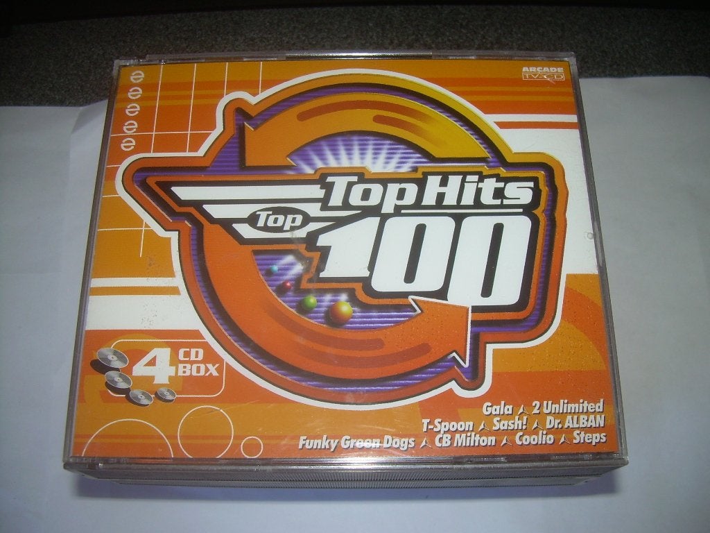 4 CD BOX - TOP HITS TOP 100, Cd's en Dvd's, Cd's | Verzamelalbums, Ophalen of Verzenden, Zo goed als nieuw, Eerste persing, Verzamelalbum