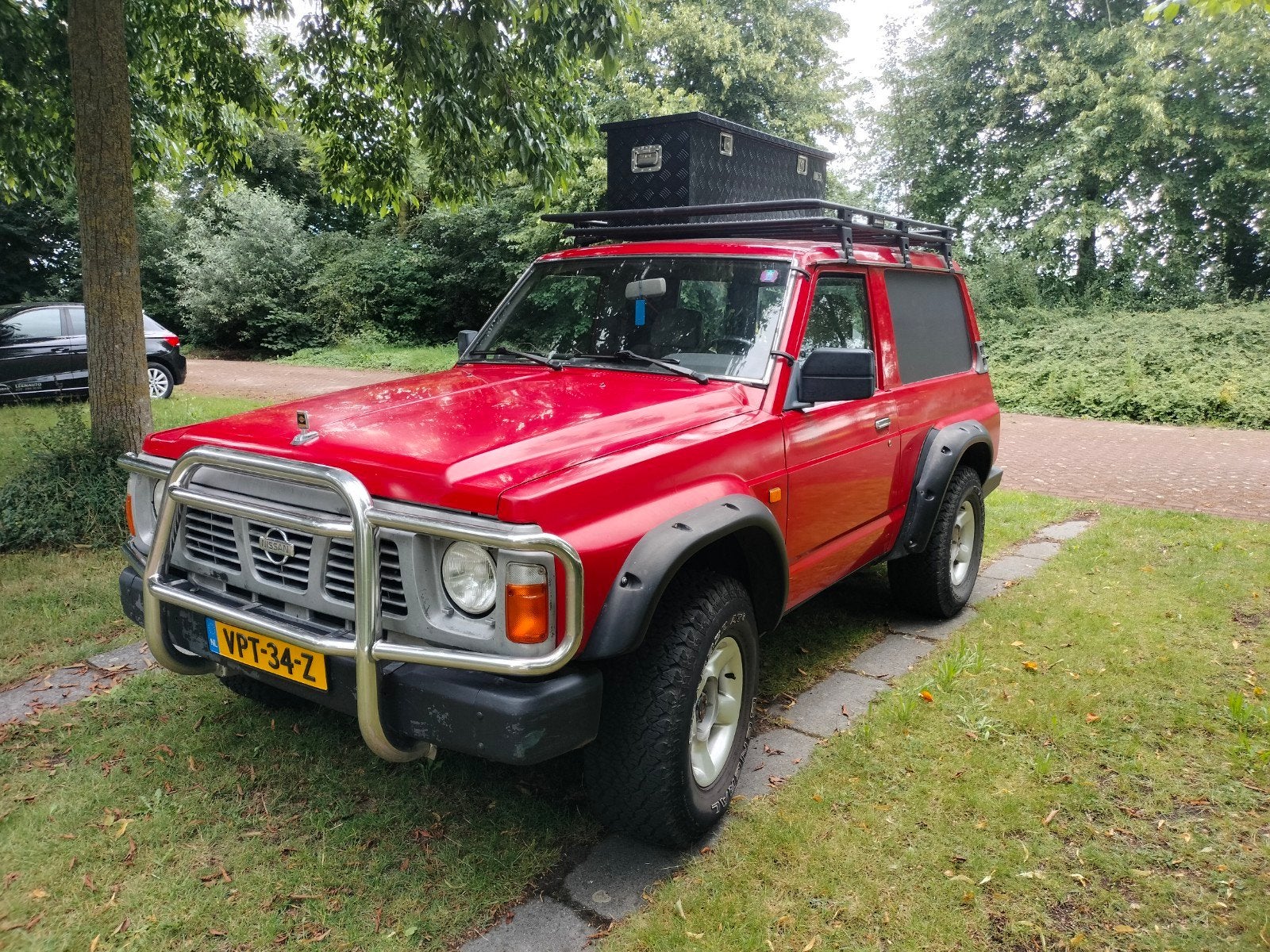 Nissan Patrol Y60 GRHardtop 1995 Rood, Autos, Rouge, Achat, 2 places, Boîte manuelle