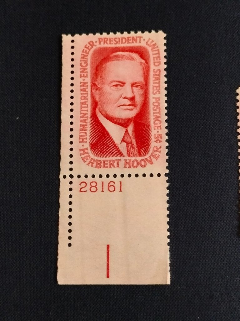 États-Unis 1965 - Le président Herbert Hoover avec numéro **, Envoi, Non oblitéré, Amérique du Nord